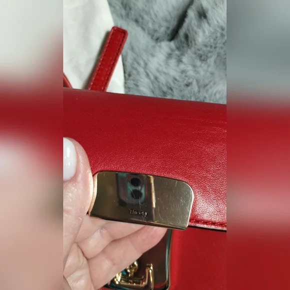 New! NWT THEORY Leather Clutch Pouch Crossbody Bag $375 - Picture 6 of 12